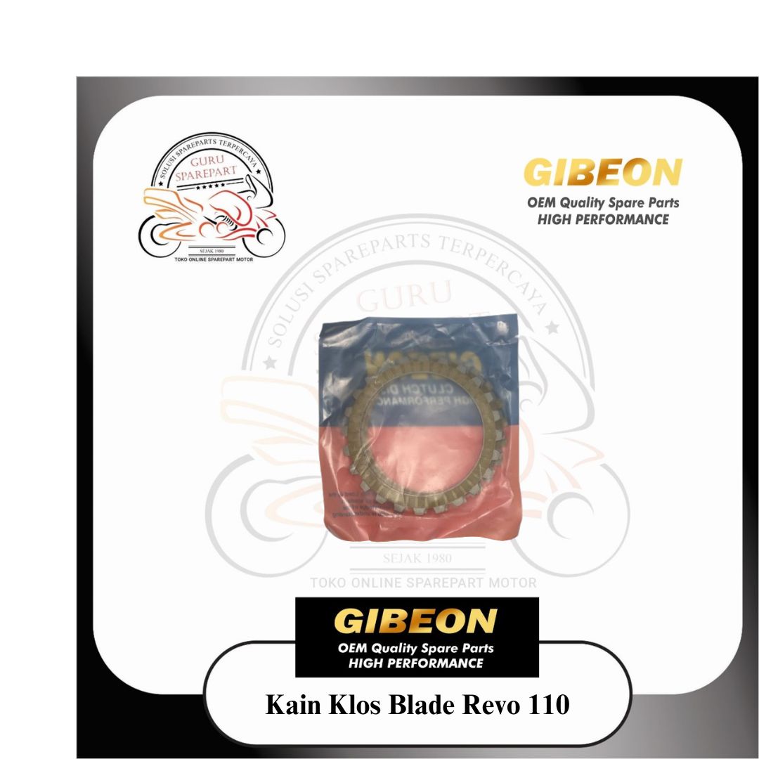 Gibeon Kain Klos Kampas Kopling Blade Revo 110 2009 KWB PAPER
