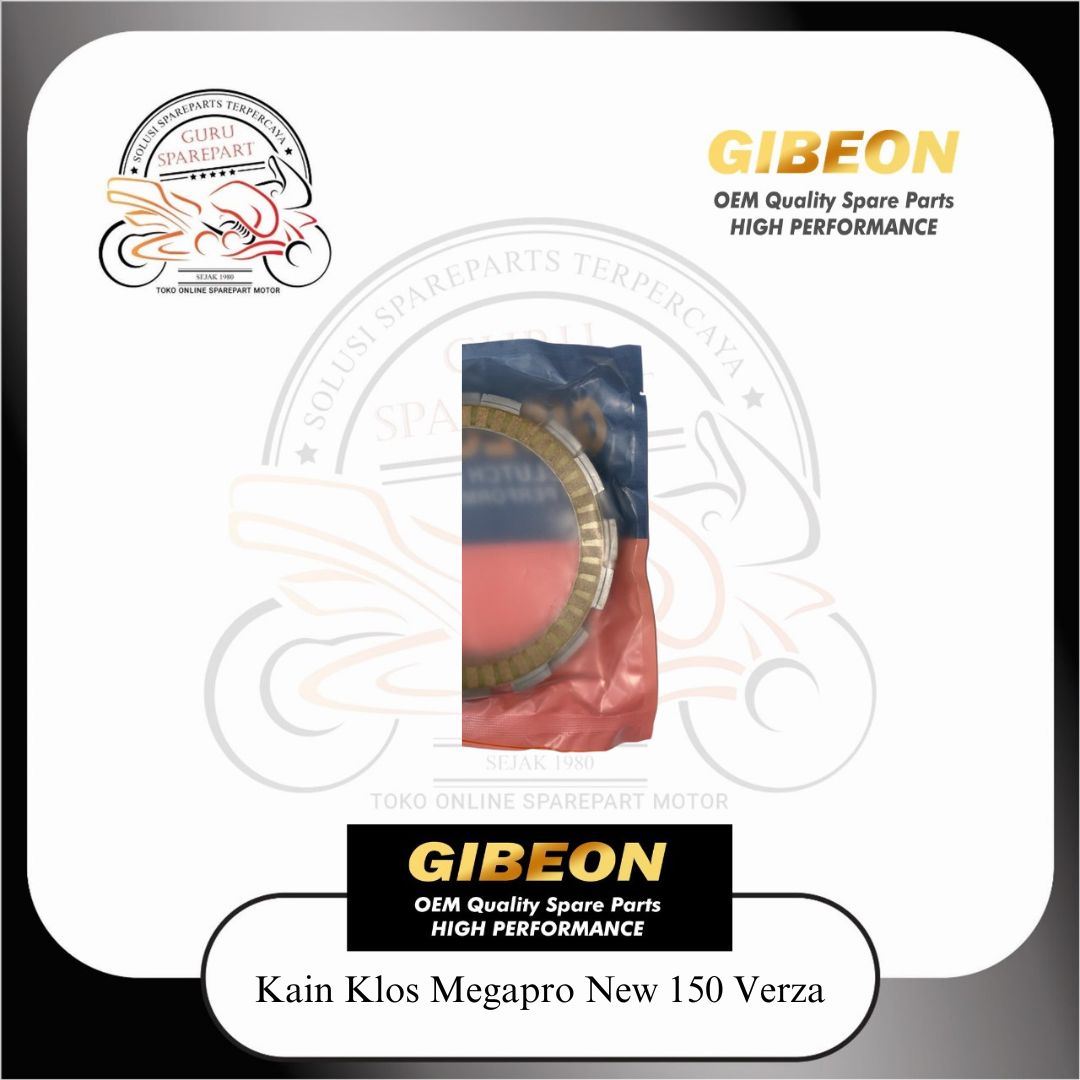 Gibeon Kain Klos Kampas Kopling Megapro New 150 Verza KRM KPM KYE K18 PAPER