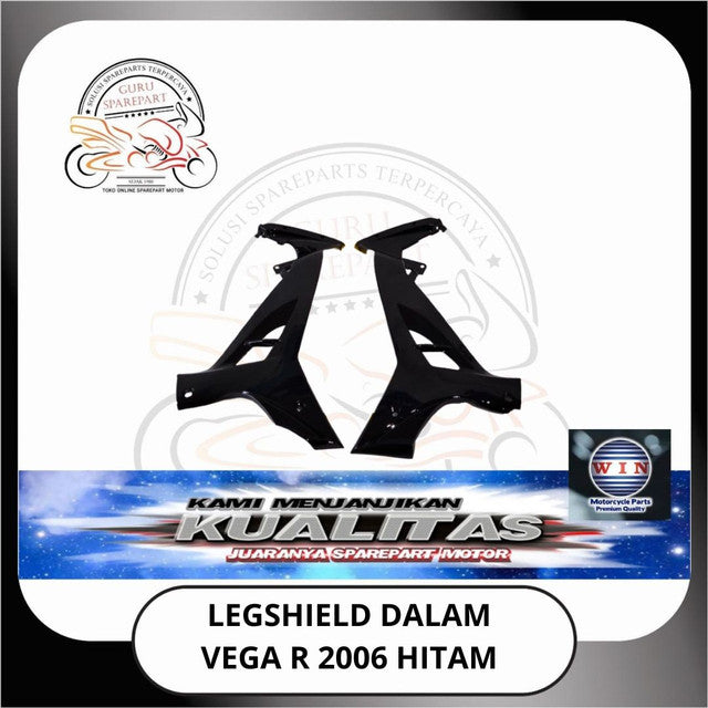 WIN Cover Body Halus Panel Depan Spakbor Yamaha Vega R 2006 3S0 Hitam