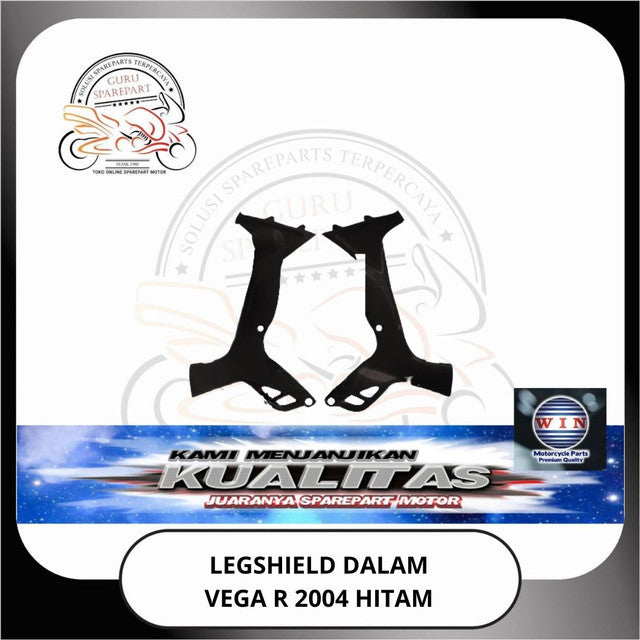 WIN Cover Body Halus Panel Depan Spakbor Yamaha Vega R 2004 5ER Hitam