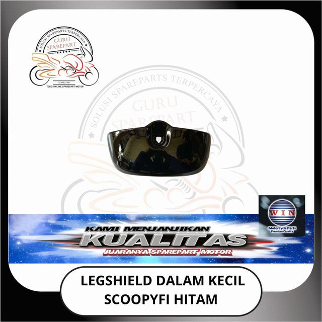 WIN Cover Body Panel Depan Spakbor Dashboard Honda Scoopy FI K16 Hitam halus kasar