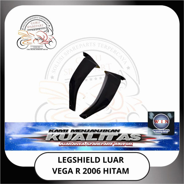 WIN Cover Body Halus Panel Depan Spakbor Yamaha Vega R 2006 3S0 Hitam