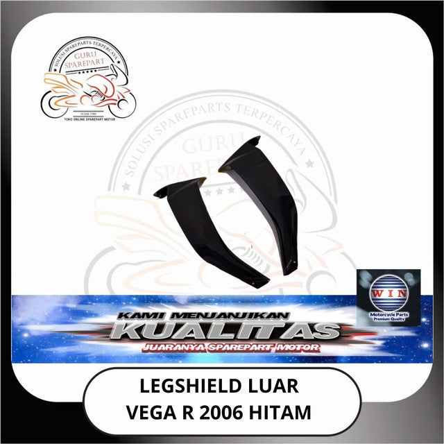 WIN Cover Body Halus Panel Depan Spakbor Yamaha Vega R 2006 3S0 Hitam