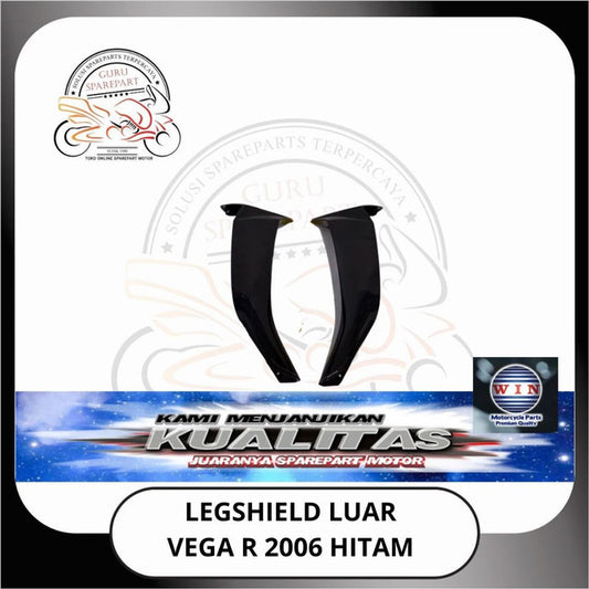 WIN Cover Body Halus Panel Depan Spakbor Yamaha Vega R 2006 3S0 Hitam