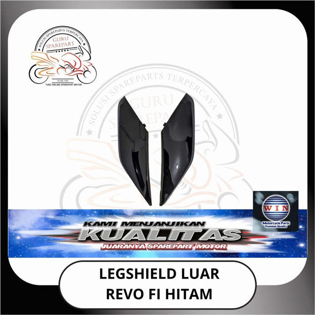 WIN Cover Body Halus Panel Depan Spakbor Honda Revo FI Hitam