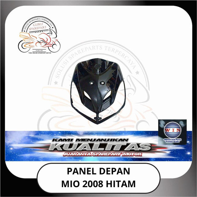 WIN Cover Body Halus Panel Depan Spakbor Yamaha Mio 2008 28D  Hitam