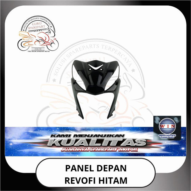 WIN Cover Body Halus Panel Depan Spakbor Honda Revo FI Hitam