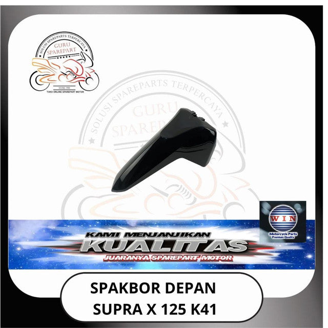 WIN Cover Body Halus Spakbor Honda Supra X 125 K41 Hitam