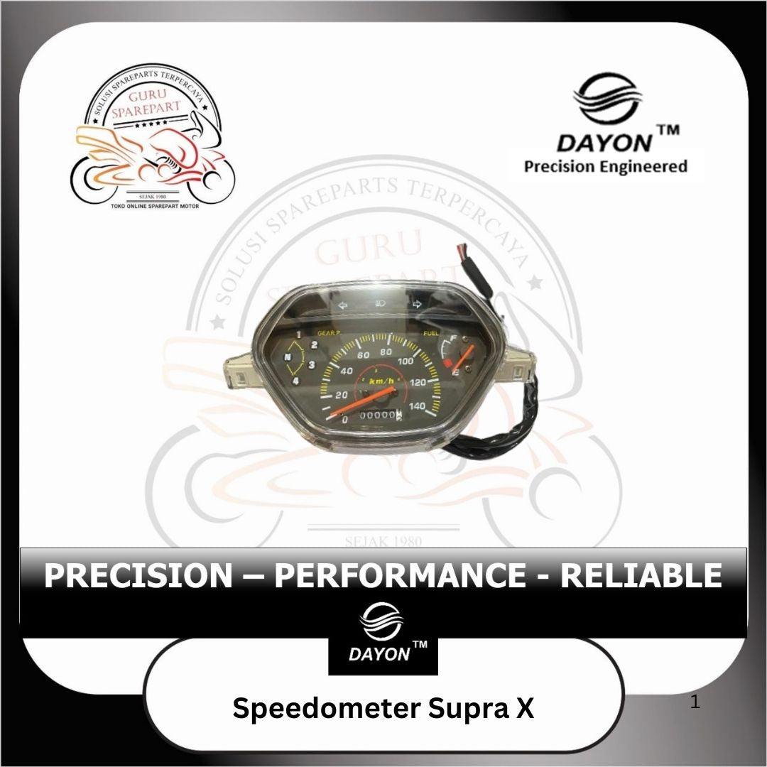 Speedo spido meter Honda Supra X 100  Kilometer KEV