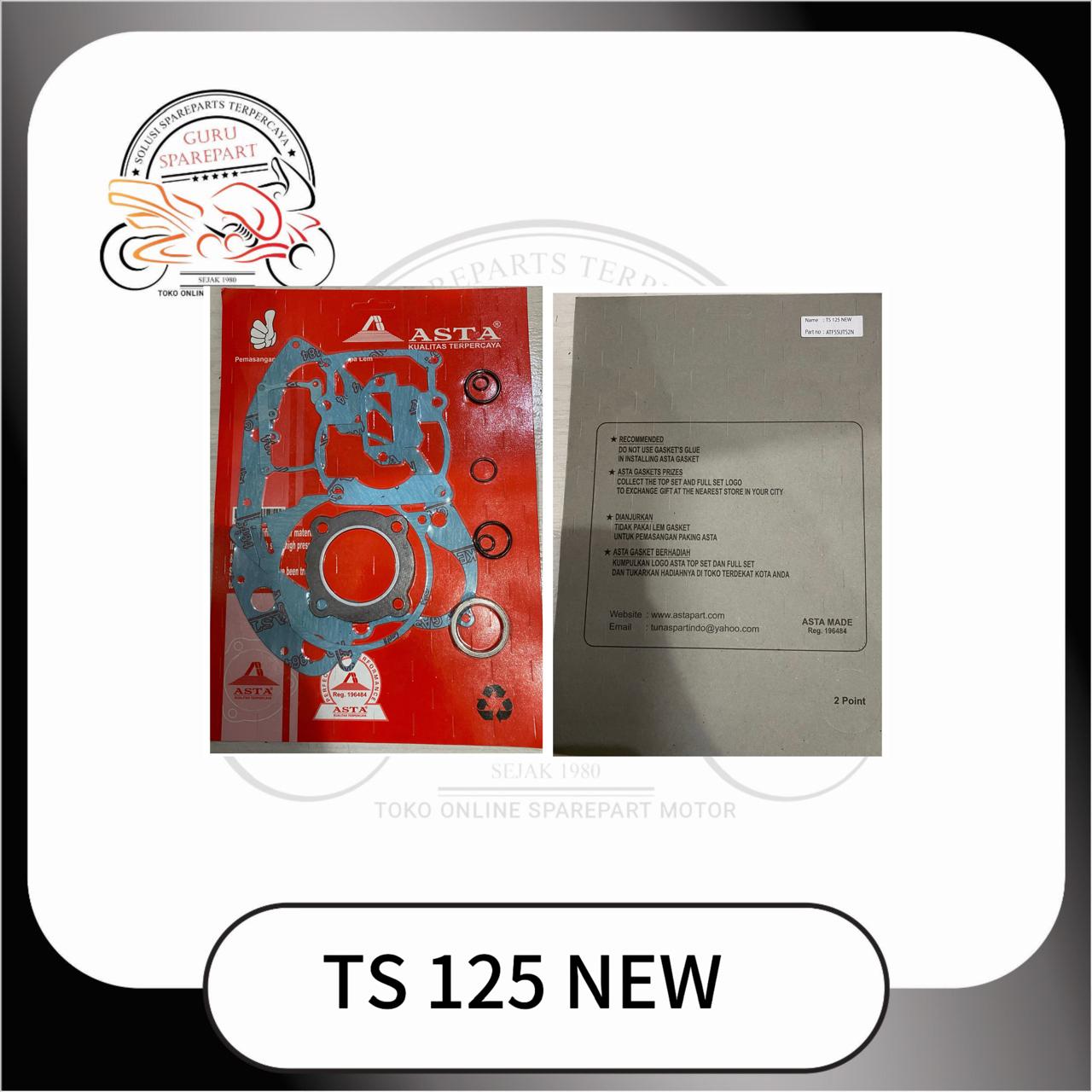 Asta Paking Complete Suzuki TS 125 New Full Set