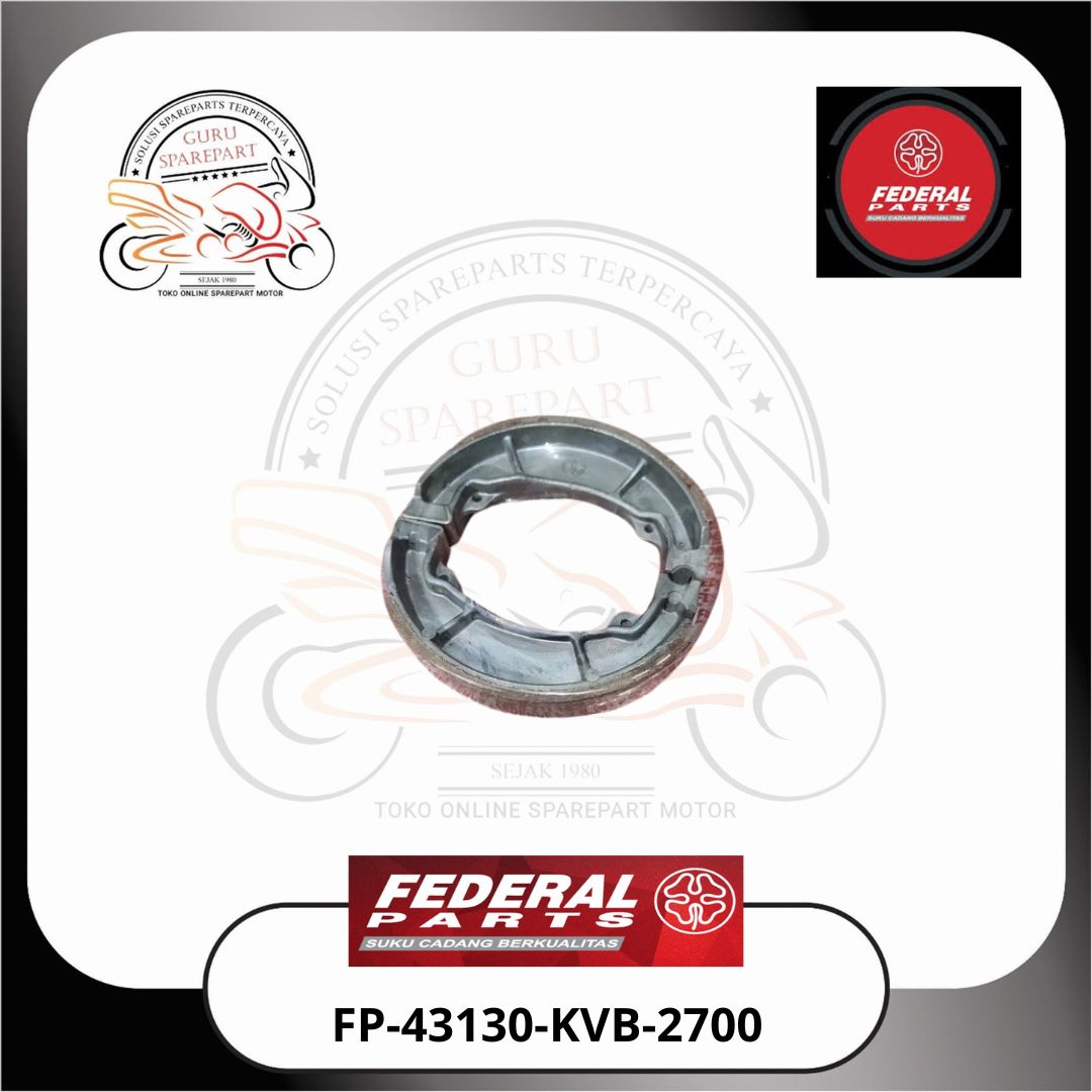 Federal Kampas Rem Belakang Tromol Beat Karbu Beat Fi Vario Karbu Spacy Scoopy Vario 150 FP-43130-KVB-2700
