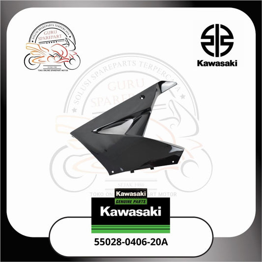 kawasaki Fairing Cowling Bawah Kanan Ninja RR New Hitam Ori 55028040620A