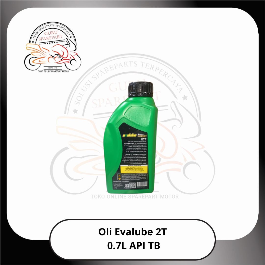Oli Evalube 2T Oli Samping Sepeda Motor 2 TAK 700ml