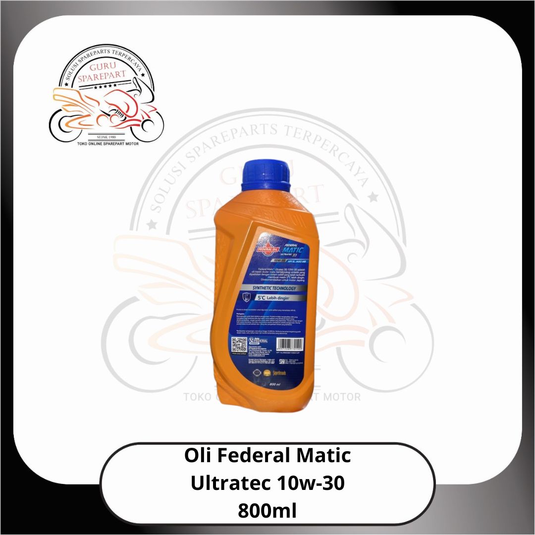 Oli Federal Matic Ultratec 10w-30 AT Api Sl Jaso MB Isi 800ml