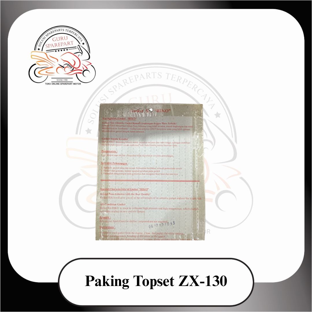 Paking Full Set Topset ZX130