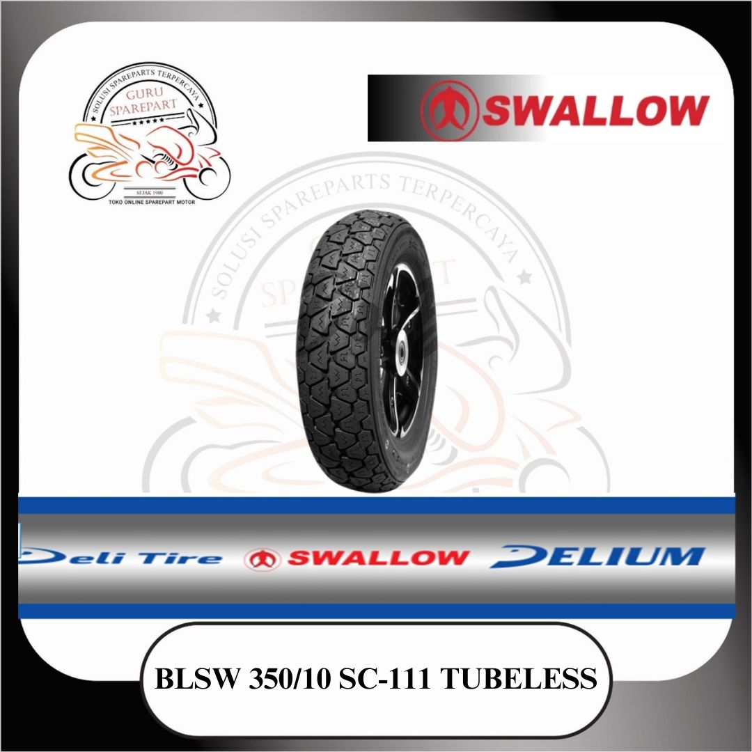 Ban Luar Swallow 350-10 SC-111 Tubeless