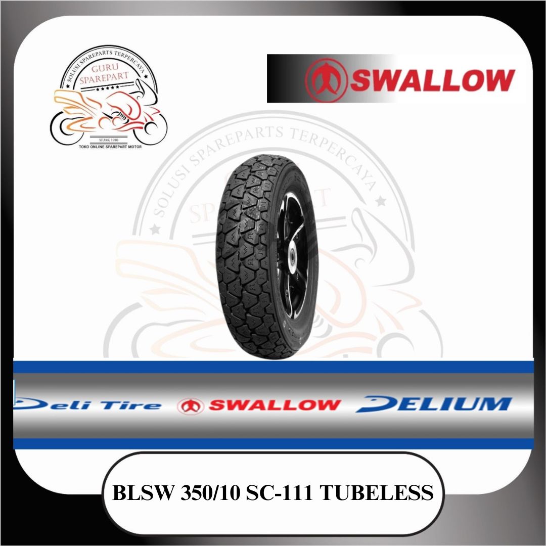 Ban Luar Swallow 350-10 SC-111 Tubeless