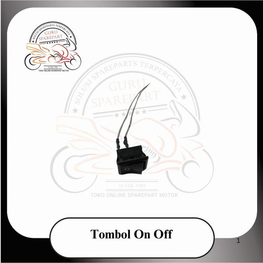 Tombol Saklar Lampu On Off Kabel 2 Fungsi Petak Universal