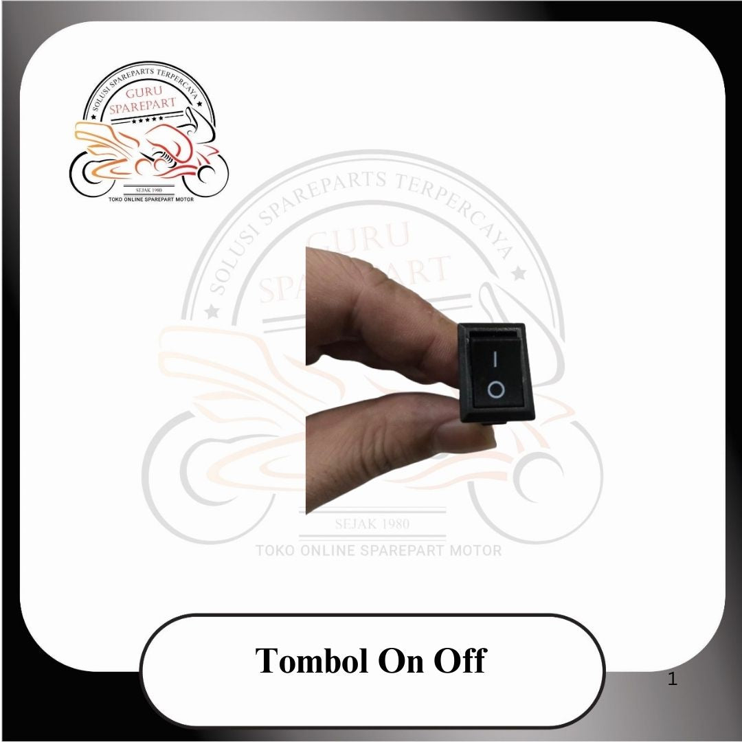 Tombol Saklar Lampu On Off Kabel 2 Fungsi Petak Universal